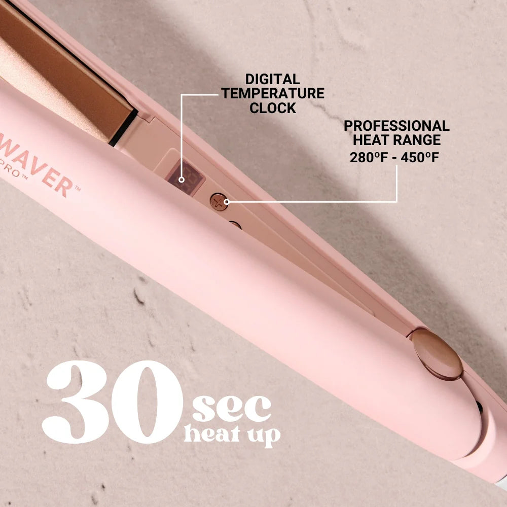 LAST CHANCE! Coast Pro Ceramic Flat Iron - Red Glitter